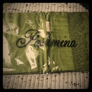 Pashmina Scarf 30% Silk. New in bag; Never Worn.